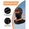 imageROCKBROS Balaclava Ski Mask for Men and Women Winter Breathable Cold Weather Fleece Windproof Thermal for Skiing and CyclingBlack2