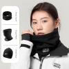 imageROCKBROS Winter Neck Warmer Gaiter Ski Mask Balaclava Windproof Face Mask Cover Cold Weather Scarf for Men ampamp WomenBlack