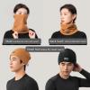 imageROCKBROS Winter Neck Warmer Gaiter Ski Mask Balaclava Windproof Face Mask Cover Cold Weather Scarf for Men ampamp WomenKhaki