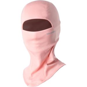 imageROCKBROS Balaclava Ski Mask for Men Cold Weather Scarf Windproof Thermal Winter Neck Warmer Hood for Cycling HikingPink