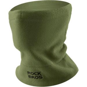 imageROCKBROS Winter Neck Warmer Gaiter Ski Mask Balaclava Windproof Face Mask Cover Cold Weather Scarf for Men ampamp WomenGreen