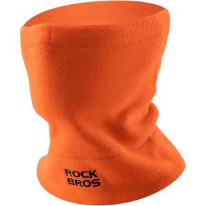 imageROCKBROS Winter Neck Warmer Gaiter Ski Mask Balaclava Windproof Face Mask Cover Cold Weather Scarf for Men ampamp WomenOrange