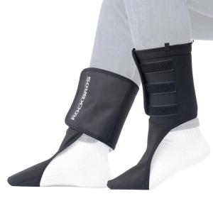 imageROCKBROS Winter Ankle Brace for Women Men Ankle Compression Sleeve Support Adjustable Ankle Wrap for Cycling Riding Motorcycle