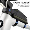 imageROCKBROS Bike Top Tube Bag Bike Frame Bag Bike Triangle Bag Small Aerodynamic Bag for Triathlon and Gravel BikesBlack