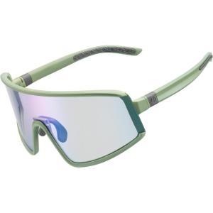imageROCKBROS Photochromic Cycling Glasses for Men Women Sports Glasses UV ProtectionSky GreenClear