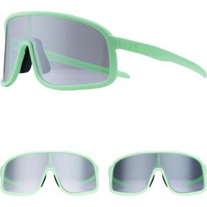 imageROCKBROS Photochromic Sunglasses for Men Women Cycling Glasses UV Protection Sports SunglassesGreen Grey to Silver