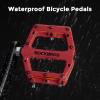 imageROCKBROS Mountain Bike Pedals Bicycle Nylon Pedals 916 Inch Sealed Bearing Lightweight Platform for Road Mountain BMX MTB Bikered