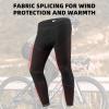 imageROCKBROS Winter Cycling Pants for Men Women 4D Padded Mountain Bike Pants for Cold Weather Resistant Thermal