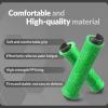 imageROCKBROS Bike Handlebar Grips  22mm Dual LockOn Rubber Grips with Reflective End Caps AntiSlip Design Inspired by Powersports Grips  Fits MTB BMX Road ampamp Folding Bikes5 ColorsGreen