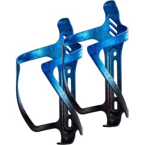 imageROCKBROS Bike Water Bottle Holder Aluminum Alloy Bike Bottle Cage Lightweight Bike Cup Holder for Road Mountain BikesTextured blue2pack