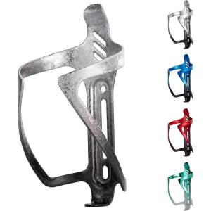 imageROCKBROS Bike Water Bottle Holder Aluminum Alloy Bike Bottle Cage Lightweight Bike Cup Holder for Road Mountain BikesTextured silverblack