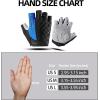 imageROCKBROS Mens Cycling Gloves with SBR Pad AntiSlip Breathable for Spring Autumn Sports RidingBlue