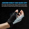 imageROCKBROS Mens Cycling Gloves with SBR Pad AntiSlip Breathable for Spring Autumn Sports RidingGray