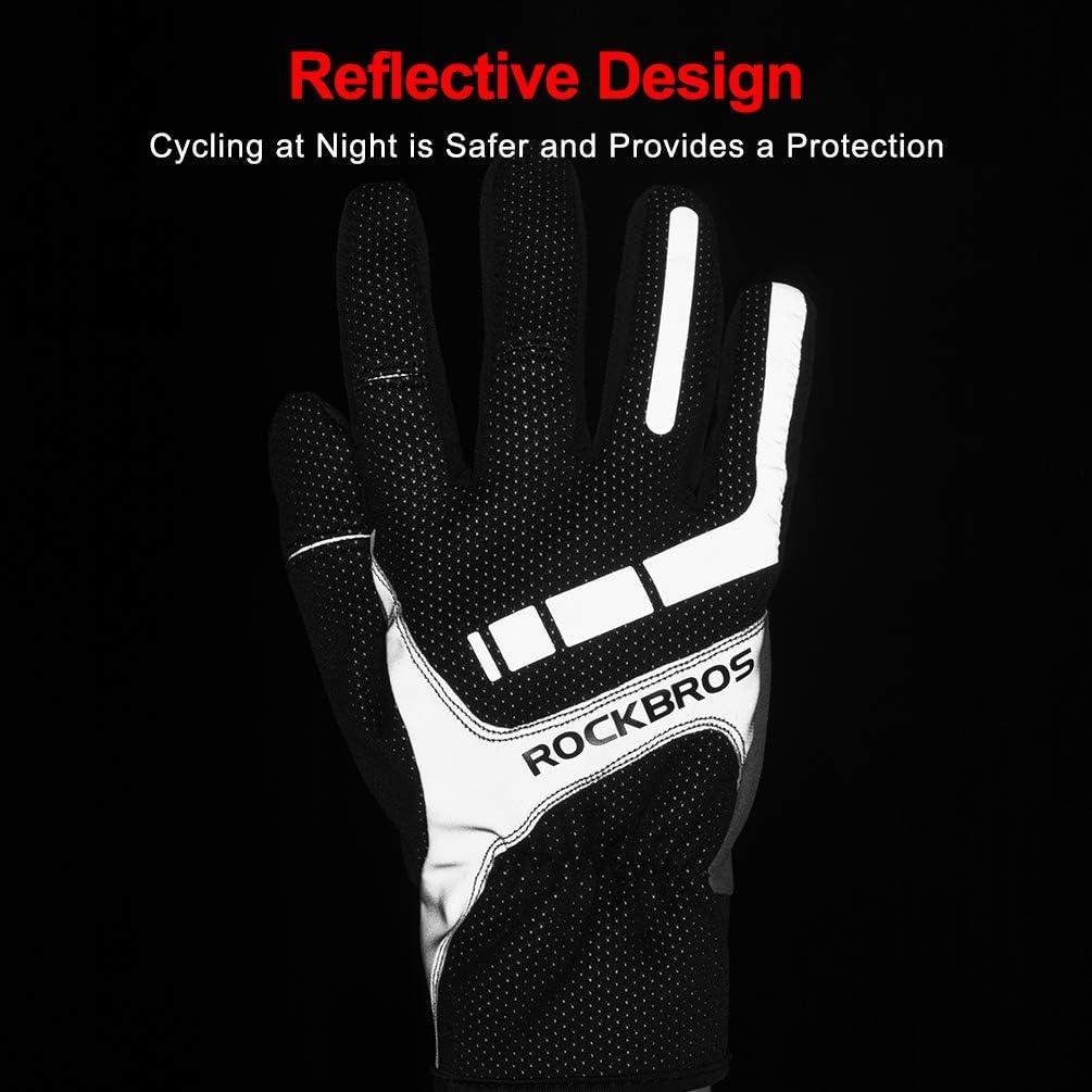 imageROCKBROS Cycling Gloves  Full Finger Motocycle Mountain Bike Biking Gloves for Men