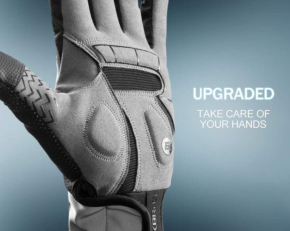 imageROCKBROS Cycling Gloves  Full Finger Motocycle Mountain Bike Biking Gloves for Men