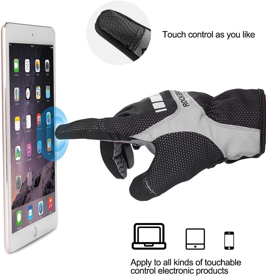imageROCKBROS Cycling Gloves  Full Finger Motocycle Mountain Bike Biking Gloves for Men