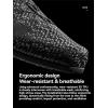 image:imageROCKBROS FlatPedalNonLock Cycling Shoes NR3  Breathable Perforations NonSlip Sole for Road amp Mountain BikingBlack