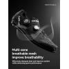 image:imageROCKBROS FlatPedalNonLock Cycling Shoes NR3  Breathable Perforations NonSlip Sole for Road amp Mountain BikingBlack