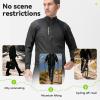 image:imageROCKBROS Mens Cycling Rain Jacket Waterproof Running Bike Windbreaker Lightweight Jacket for Outdoor Sports