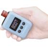 image:imageROCKBROS Tiny Emergency Bike Pump HW140 with Gauge Max 150 PSI Electric Mini Pump with Protective Silicone Cover Fully Charged Inflate 1x 700  25C Tire Hose for Bike MTB BallsHW140 Dual Pack