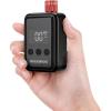 image:imageROCKBROS Tiny Emergency Bike Pump HW140 with Gauge Max 150 PSI Electric Mini Pump with Protective Silicone Cover Fully Charged Inflate 1x 700  25C Tire Hose for Bike MTB BallsHW140 Single Pack