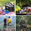 image:imageROCKBROS Backpack Cooler Waterproof 30 Can Large LeakProof Cooler Bags Insulated Portable Soft Sided Cooler for Ice Beer Drink Travel Fishing Beach Golf Picnic Camping GiftsGray
