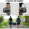 image:imageROCKBROS Backpack Cooler Waterproof 30 Can Large LeakProof Cooler Bags Insulated Portable Soft Sided Cooler for Ice Beer Drink Travel Fishing Beach Golf Picnic Camping GiftsBlack
