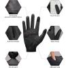 image:imageROCKBROS Cycling Gloves for Men Women XRD Shock Absorbing Bicycle Riding AntiSlip Breathable Full Finger UVSunProtection Gloves for RoadMountain amp Electric BikeEBike CommuterBlack
