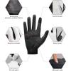 image:imageROCKBROS Cycling Gloves for Men Women XRD Shock Absorbing Bicycle Riding AntiSlip Breathable Full Finger UVSunProtection Gloves for RoadMountain amp Electric BikeEBike CommuterWhite