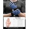 image:imageROCKBROS Cycling Gloves for Men Women XRD Shock Absorbing Bicycle Riding AntiSlip Breathable Full Finger UVSunProtection Gloves for RoadMountain amp Electric BikeEBike CommuterBlue