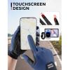 image:imageROCKBROS Cycling Gloves for Men Women XRD Shock Absorbing Bicycle Riding AntiSlip Breathable Full Finger UVSunProtection Gloves for RoadMountain amp Electric BikeEBike CommuterBlue