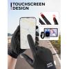 image:imageROCKBROS Cycling Gloves for Men Women XRD Shock Absorbing Bicycle Riding AntiSlip Breathable Full Finger UVSunProtection Gloves for RoadMountain amp Electric BikeEBike CommuterBlack