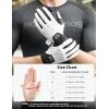 image:imageROCKBROS Cycling Gloves for Men Women XRD Shock Absorbing Bicycle Riding AntiSlip Breathable Full Finger UVSunProtection Gloves for RoadMountain amp Electric BikeEBike CommuterWhite