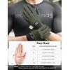 image:imageROCKBROS Cycling Gloves for Men Women XRD Shock Absorbing Bicycle Riding AntiSlip Breathable Full Finger UVSunProtection Gloves for RoadMountain amp Electric BikeEBike CommuterGreen