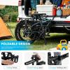 image:imageROCKBROS SNK 20Inch Folding Bike 366 lb Portable Lightweight HighCarbon Steel Electrophoretic Frame Shimano 7SpeedBlue