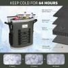 image:imageROCKBROS Soft Cooler Bag with Removeable Pockets Large Cooler Backpack for 36 Can LeakProof amp Portable Cooler Bags Insulated for Summer Travel Camping Beach PicnicGray