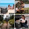 image:imageROCKBROS Soft Cooler Bag with Removeable Pockets Large Cooler Backpack for 36 Can LeakProof amp Portable Cooler Bags Insulated for Summer Travel Camping Beach PicnicGray