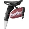 image:imageROCKBROS Bike Saddle Bag Lightweight 120g Bicycle Seat Bag with LED Light Hanging amp Reflective Logo Waterproof 3D Shell Bike Storage Bag for Road amp Mountain BikesBlackRed