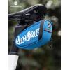 image:imageROCKBROS Bike Saddle Bag Lightweight 120g Bicycle Seat Bag with LED Light Hanging amp Reflective Logo Waterproof 3D Shell Bike Storage Bag for Road amp Mountain BikesBlackBlue