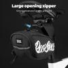 image:imageROCKBROS Bike Saddle Bag Lightweight 120g Bicycle Seat Bag with LED Light Hanging amp Reflective Logo Waterproof 3D Shell Bike Storage Bag for Road amp Mountain BikesBlackBlue