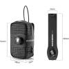 image:imageROCKBROS WaterResistant Bike Saddle Bag with Water Bottle Holder amp Taillight Hanger  Large Capacity Rear Seat Pack for Road amp Mountain CyclingBlack and white lines