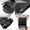 image:imageROCKBROS WaterResistant Bike Saddle Bag with Water Bottle Holder amp Taillight Hanger  Large Capacity Rear Seat Pack for Road amp Mountain CyclingBlack