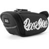 image:imageROCKBROS Bike Saddle Bag Lightweight 120g Bicycle Seat Bag with LED Light Hanging amp Reflective Logo Waterproof 3D Shell Bike Storage Bag for Road amp Mountain BikesBlackBlack