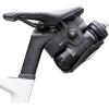 image:imageROCKBROS WaterResistant Bike Saddle Bag with Water Bottle Holder amp Taillight Hanger  Large Capacity Rear Seat Pack for Road amp Mountain CyclingBlack and white lines
