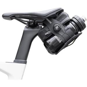 image:imageROCKBROS WaterResistant Bike Saddle Bag with Water Bottle Holder amp Taillight Hanger  Large Capacity Rear Seat Pack for Road amp Mountain CyclingBlack