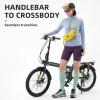 image:imageROCKBROS Banana Shaped Handlebar Bag for Motorcycle amp Folding Bikes  18L Novelty Waist Pack  Sturdy Nylon Crossbody Sling Pouch for Moped Scooter Cycling