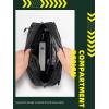 image:imageROCKBROS Bike Handlebar Bag 21L Large Capacity Bike Front Bag Quick Release Handlebar Bags for Bicycles Scooters Multifunctional Shoulder Waist BagBlue