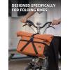 image:imageROCKBROS Bike Handlebar Bag Folding Bike Bag Bicycle Front Bag Bike Accessories for Men Women Bicycle Accessories for Cycling Folding Bike Storage 8L10LOrange