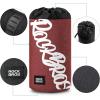 image:imageROCKBROS Bike Water Bottle Holder Handlebar Bike Feedbag with Quick Access Universal Compatible with Road Bike MTB EBike Cruiser Scooter Wheelchair Bottle CagesBrickred