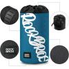 image:imageROCKBROS Bike Water Bottle Holder Handlebar Bike Feedbag with Quick Access Universal Compatible with Road Bike MTB EBike Cruiser Scooter Wheelchair Bottle CagesBlue